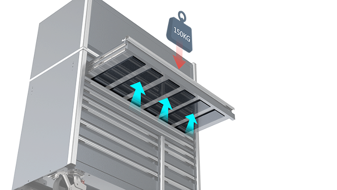 Space-Efficient Top Drawer Deigned for Tool Box Carts